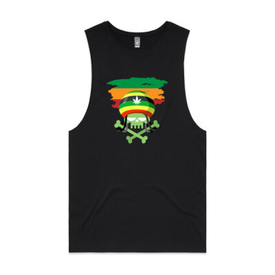 Rasta good vibes only singlet Thumbnail