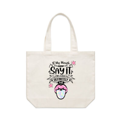 Sassy face Tote Thumbnail
